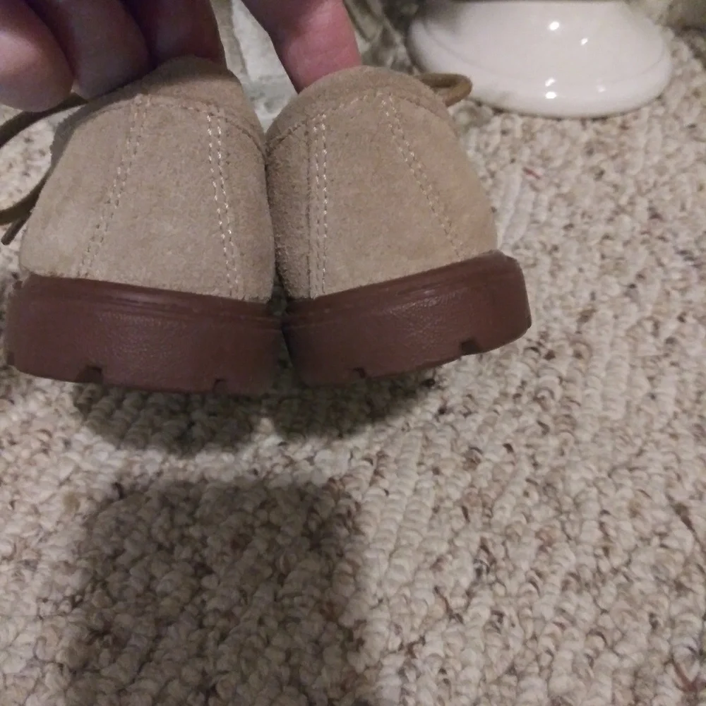 3/$18 Stride Rite James Tan Suede Boys Dress Shoe